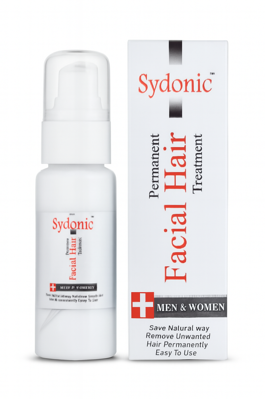Sydonic Permanent Facial Hair Treatment – 30ml for Men & Women