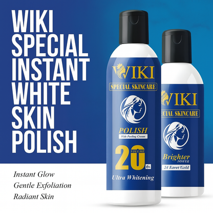 VIKI Special Skincare Brighter & 2 In 1 Polish With Peeling Cream – Ultra Whitening