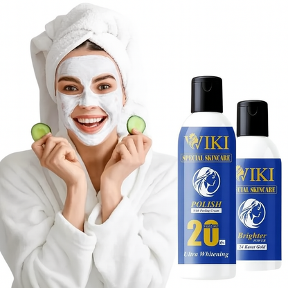 VIKI Special Skincare Brighter & 2 In 1 Polish With Peeling Cream – Ultra Whitening