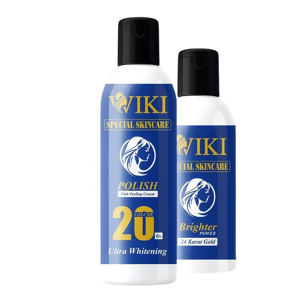 VIKI Special Skincare Brighter & 2 In 1 Polish With Peeling Cream – Ultra Whitening