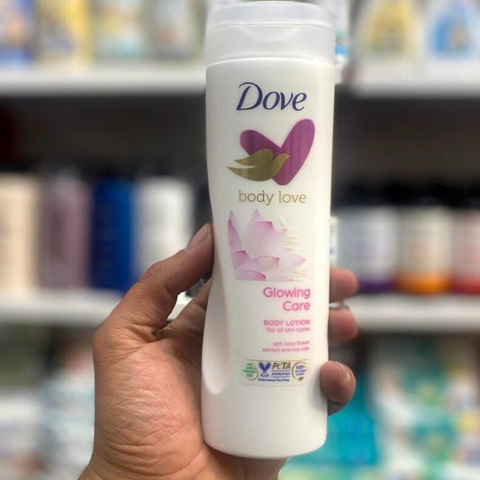 Dove Glowing Care Body Lotion 250ml | Deep Nourishing And Hydrating Liquid Lotion For Smooth, Radiant, And Soft Skin